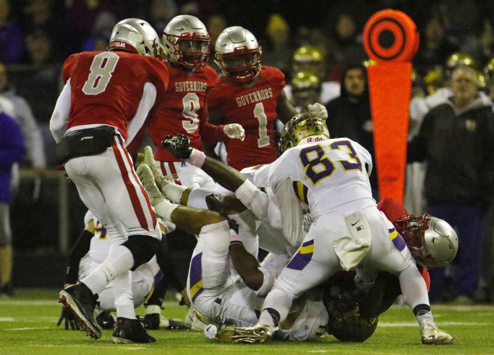 Gallery: 4A football sectional first round: Hobart vs. Morton